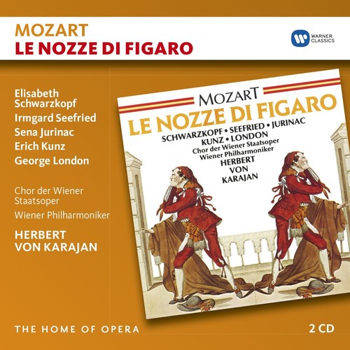 the album cover for Herbert von Karajan - Mozart: Le nozze di Figaro [2CD]
