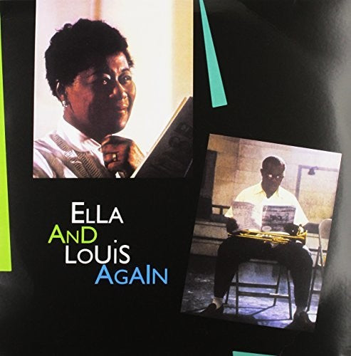the album cover for Ella Fitzgerald & Louis Armstrong - Again