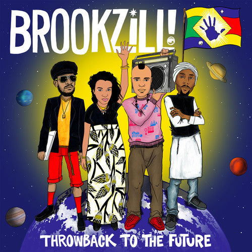 the album cover for Brookzill - Throwback To The Future