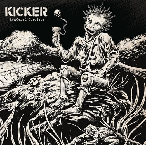 the album cover for Kicker - Rendered Obsolete (Blk) [Colored Vinyl] (Wht) [Download Included]