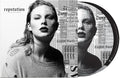 the album cover for Taylor Swift - reputation [2LP Picture Disc Vinyl]