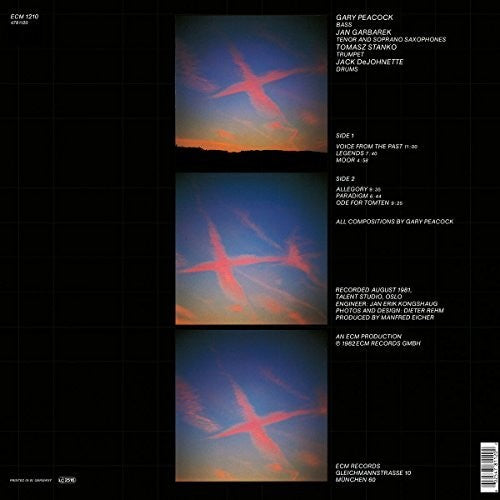 the album cover for Peacock / Garbarek / Stanko / Dejohnette - Voice From The Past - Paradigm