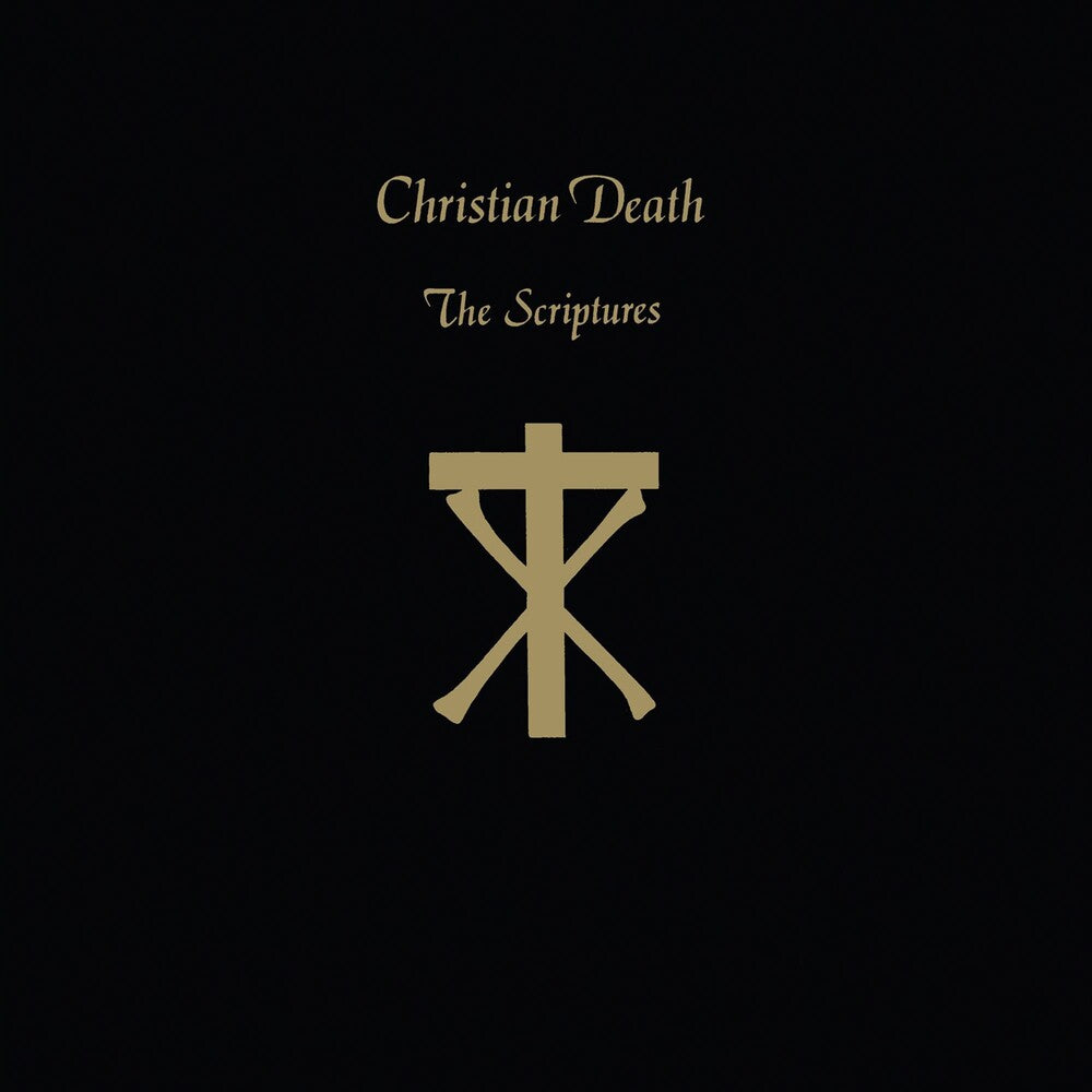 the album cover for Christian Death - The Scriptures