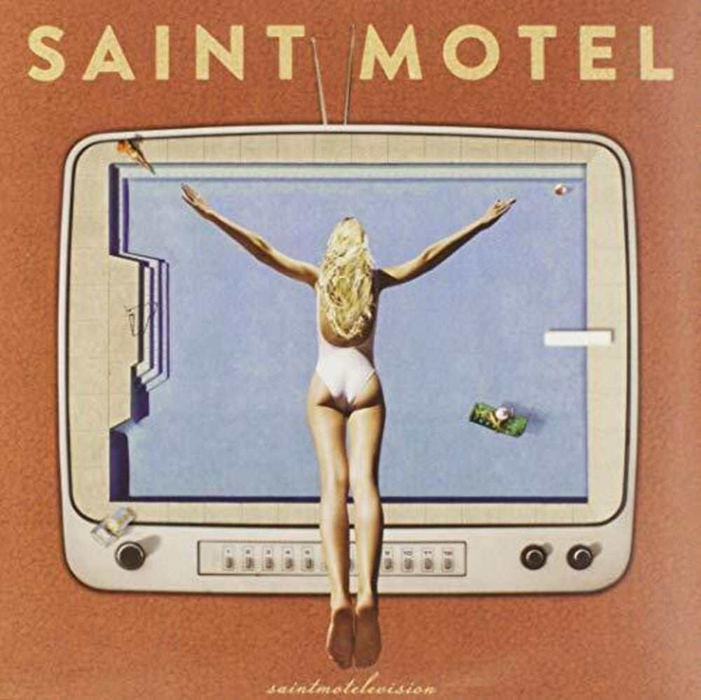 the album cover for Saint Motel - Saintmotelevision [Clear Vinyl]