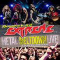 the album cover for Extreme - Pornograffitti Live 25 / Metal Meltdown