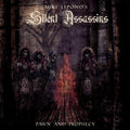 the album cover for Mike Leponds Silent Assassins - Pawn & Prophecy