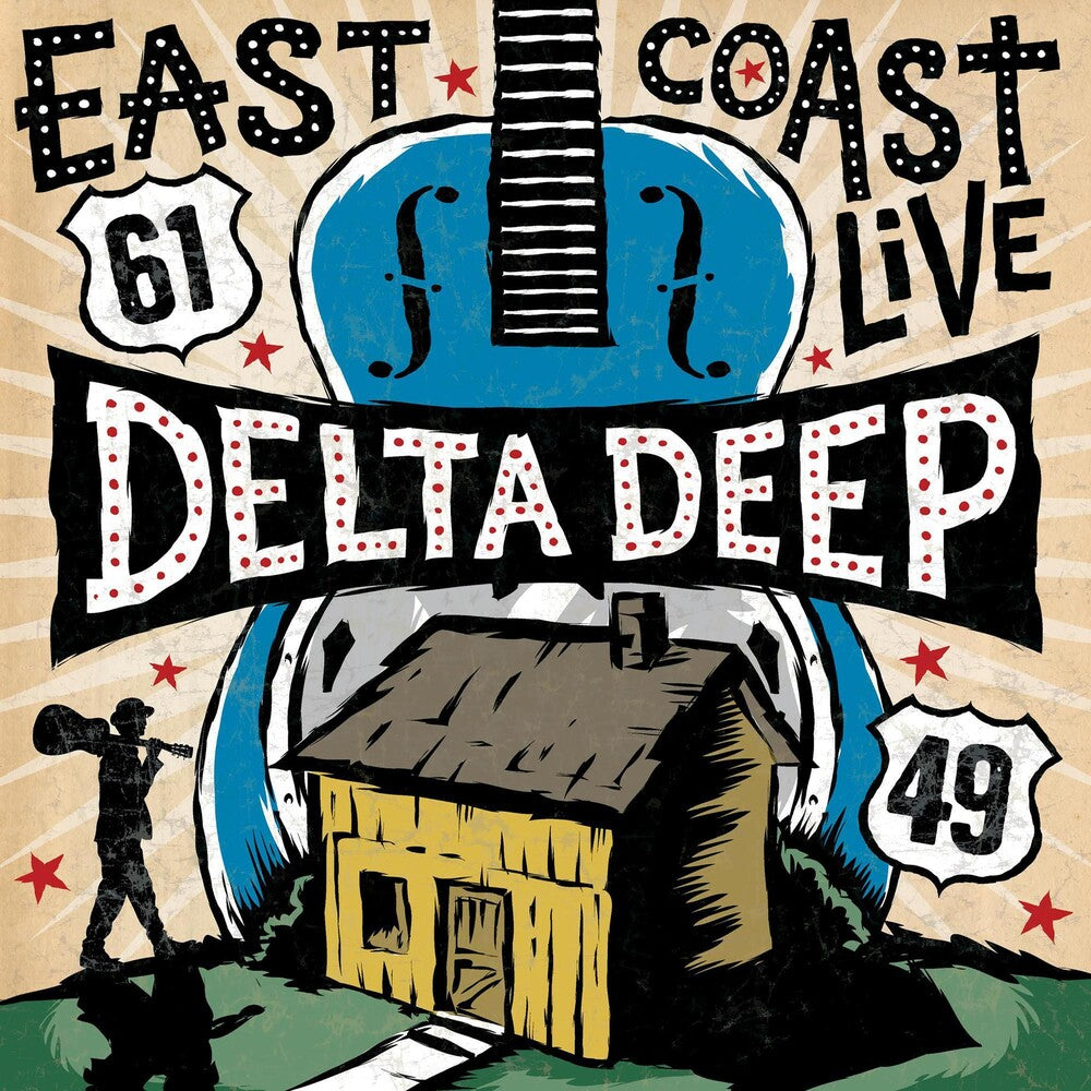 the album cover for Delta Deep - East Coast Live