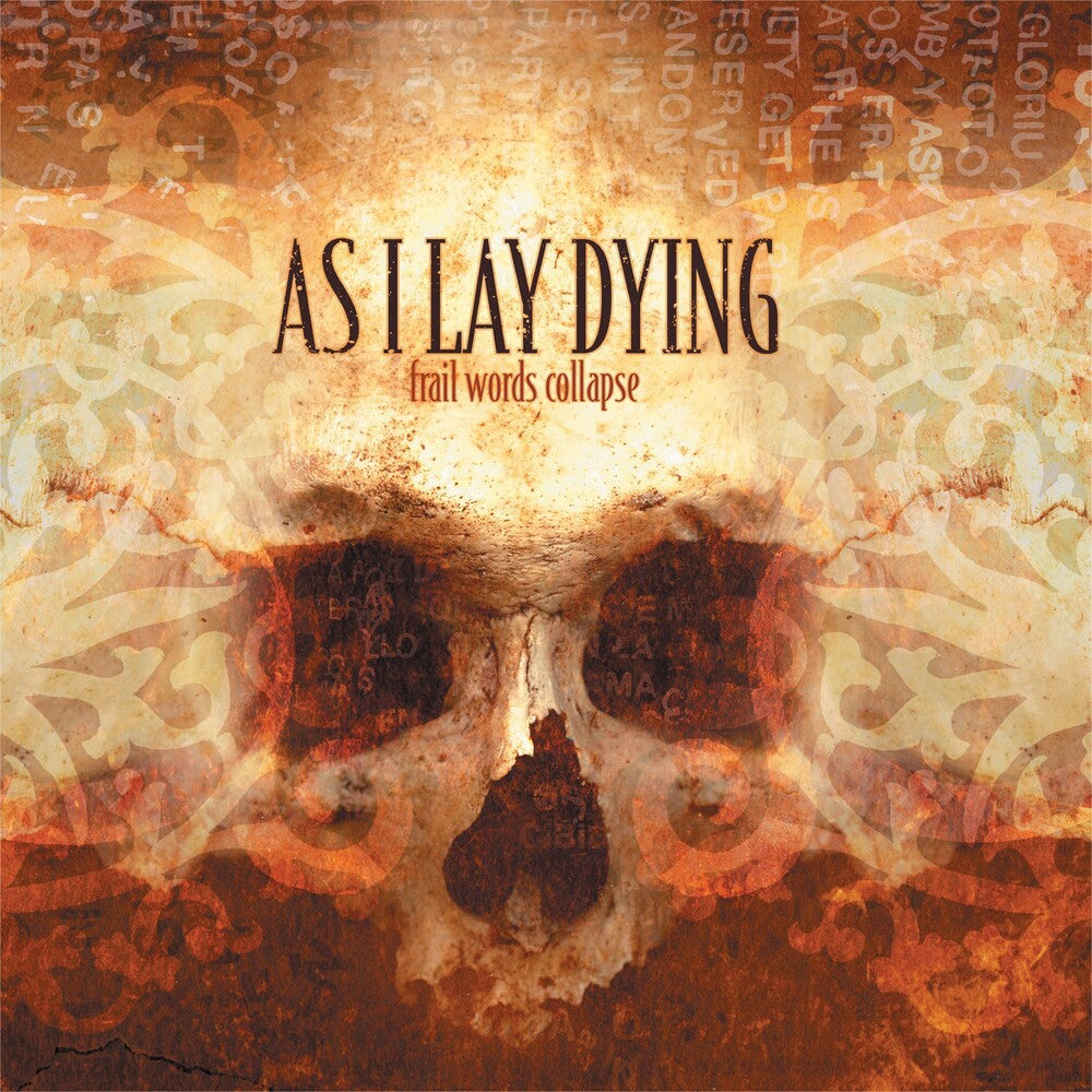 the album cover for As I Lay Dying - Frail Words Collapse (Brwn) [Colored Vinyl] (Ylw)