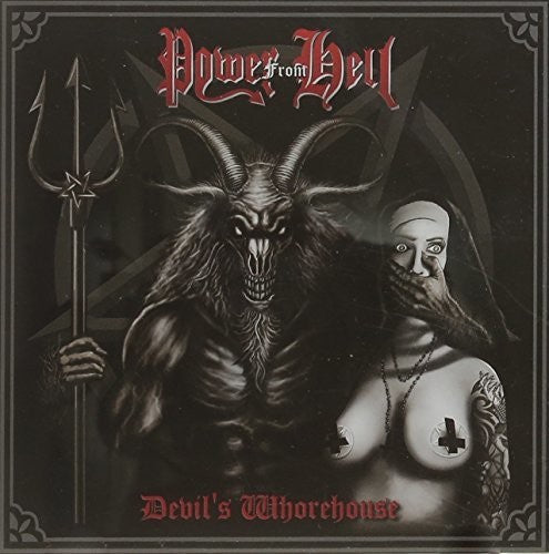the album cover for Power From Hell - Devil's Whorehouse