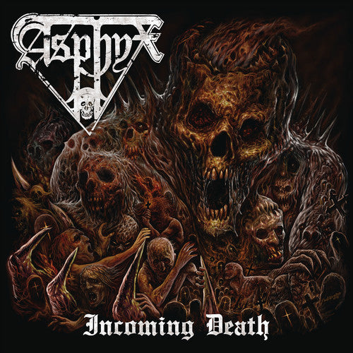 the album cover for Asphyx - Incoming Death (Blk) [Colored Vinyl] (Gate) (Post)