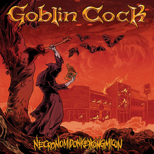 the album cover for Goblin Cock - Necronomidonkeykongimicon [Purple Vinyl]