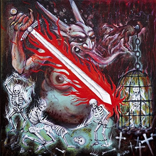 the album cover for Impaled Nazarene - Vigorous And Liberating Death