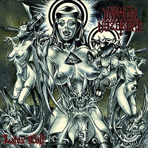 the album cover for Impaled Nazarene - Latex Cult