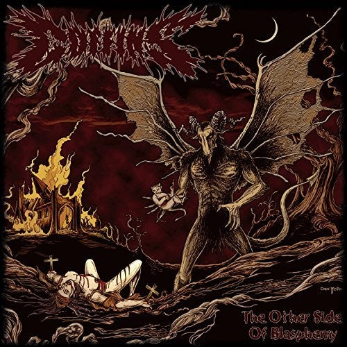 the album cover for Coffins - The Other Side Of Blasphemy
