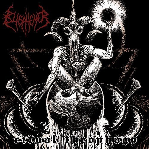 the album cover for Blasphemer - Ritual Theophagy