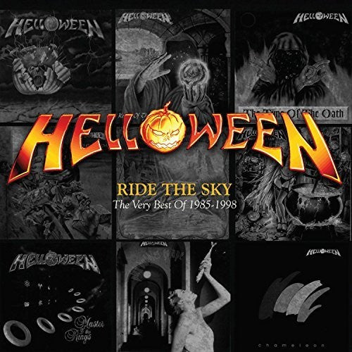 the album cover for Helloween - Ride The Sky: The Very Best Of 1985-1998