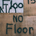 the album cover for White Laces - No Floor