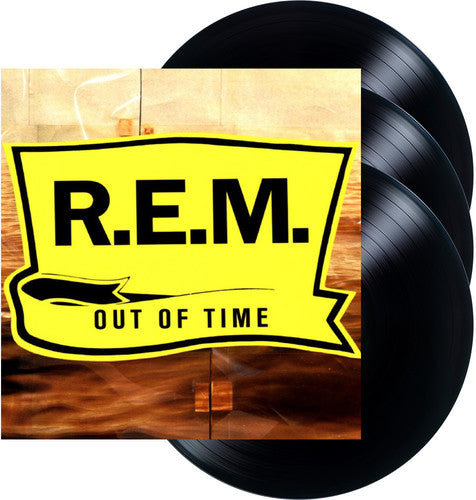the album cover for R.E.M. - Out Of Time: 25th Anniversary Edition [3 LP]