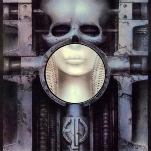 the album cover for Emerson, Lake & Palmer - Brain Salad Surgery