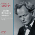 the album cover for L Beethoven / Kempff - Beethoven: Late Sonatas
