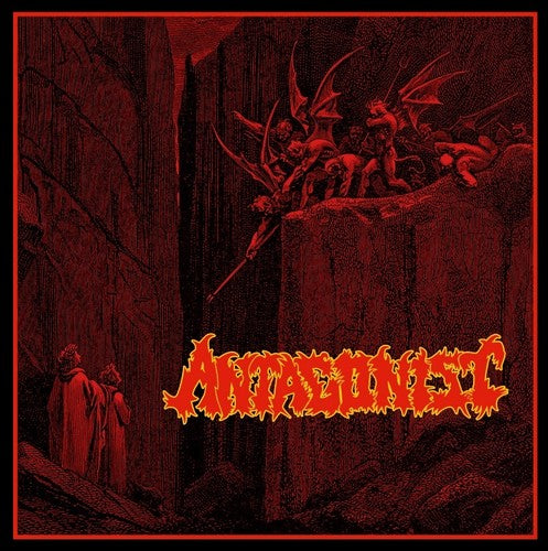 the album cover for Antagonist - Damned & Cursed To Life On Earth