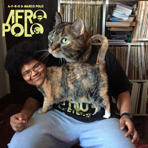 the album cover for A-F-R-O / Marco Polo - A-f-r-o Polo