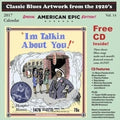 the album cover for Classic Blues Artwork From The 1920s / Var - Classic Blues Artwork From The 1920's Calendar 2017 Vol. 14 (2017)
