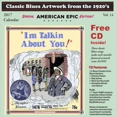 the album cover for Classic Blues Artwork From The 1920s / Var - Classic Blues Artwork From The 1920's Calendar 2017 Vol. 14 (2017)