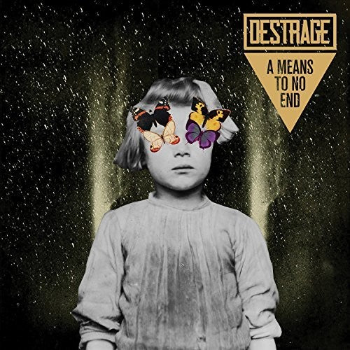 the album cover for Destrage - A Means To No End [Green Camo Vinyl]