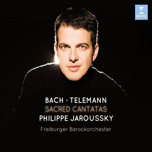 the album cover for Bach / Telemann / Jaroussky / Barockorchester - Sacred Cantatas