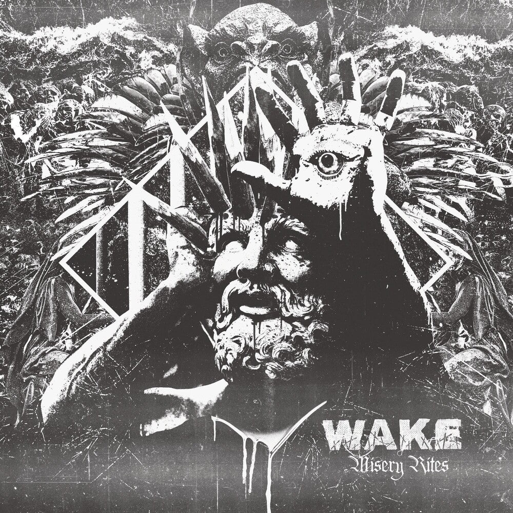 the album cover for Wake - Misery Rites