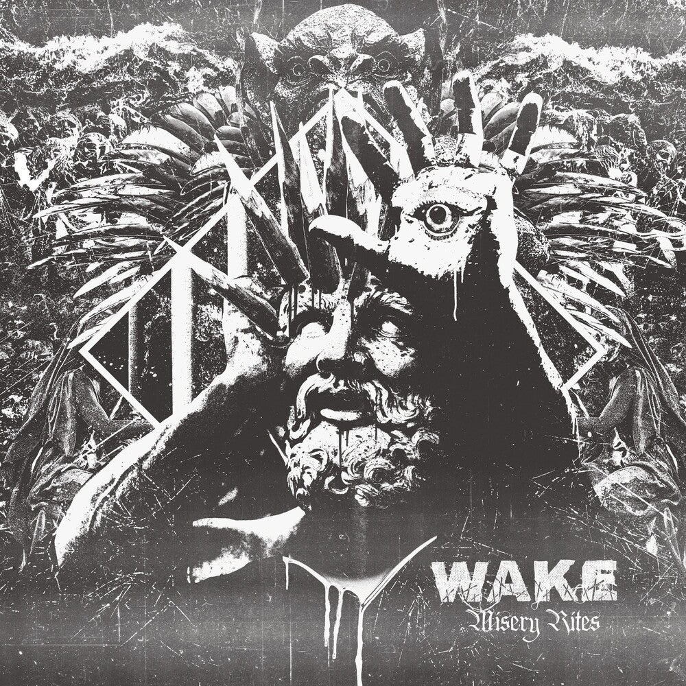 the album cover for Wake - Misery Rites