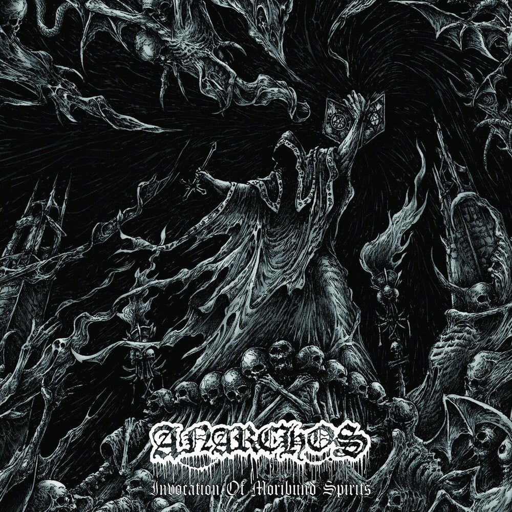 the album cover for Anarchos - Invocation Of Moribund Spirits