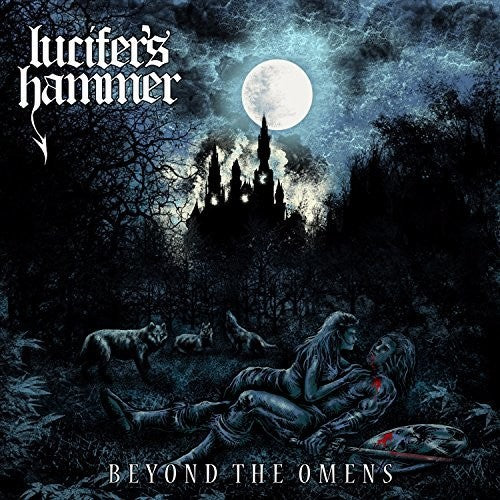 the album cover for Lucifers Hammer - Beyond The Omens
