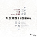 the album cover for Alexander Melnikov - Four Pieces - Four Pianos