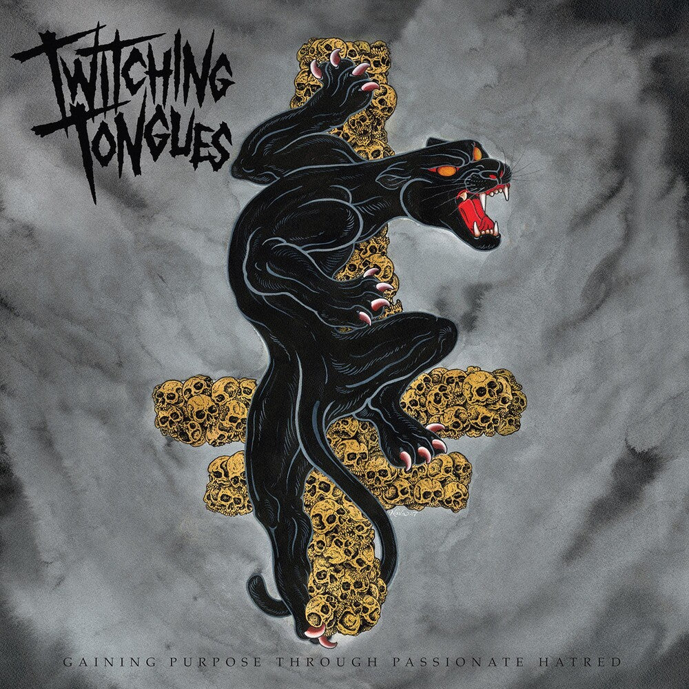 the album cover for Twitching Tongues - Gaining Purpose Through Passionate Hatred [LP]