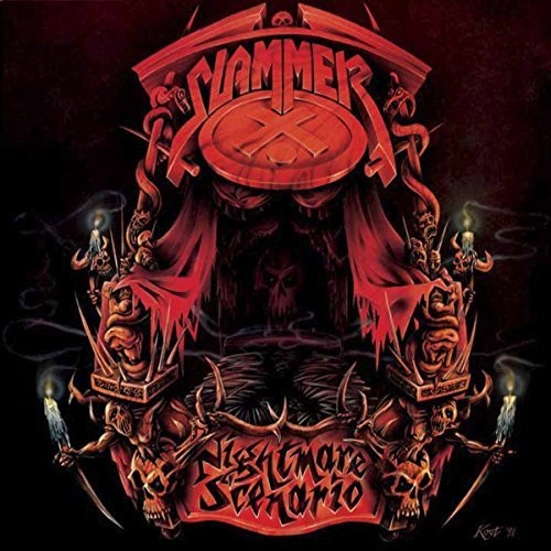 the album cover for Slammer - Nightmare Scenario