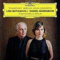 the album cover for Tchaikovsky / Batiashvili / Barenboim / Staatskape - Violin Concerto / Sibelius: Violin Concerto