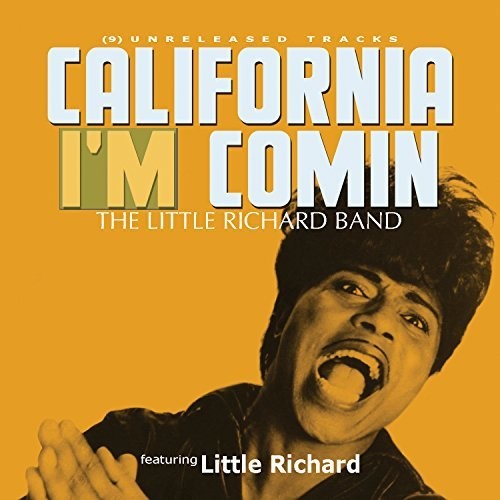the album cover for Little Richard Band - California I'm Comin
