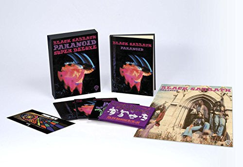 the album cover for Black Sabbath - Paranoid: Super Deluxe Edition [4CD w/Book Box Set]