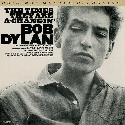 the album cover for Bob Dylan - The Times They Are A-Changin' [Limited Edition Vinyl]