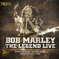 the album cover for Bob Marley & The Wailers - The Legend Live - Santa Barbara County Bowl: November 25th 1979 [CD/DVD]
