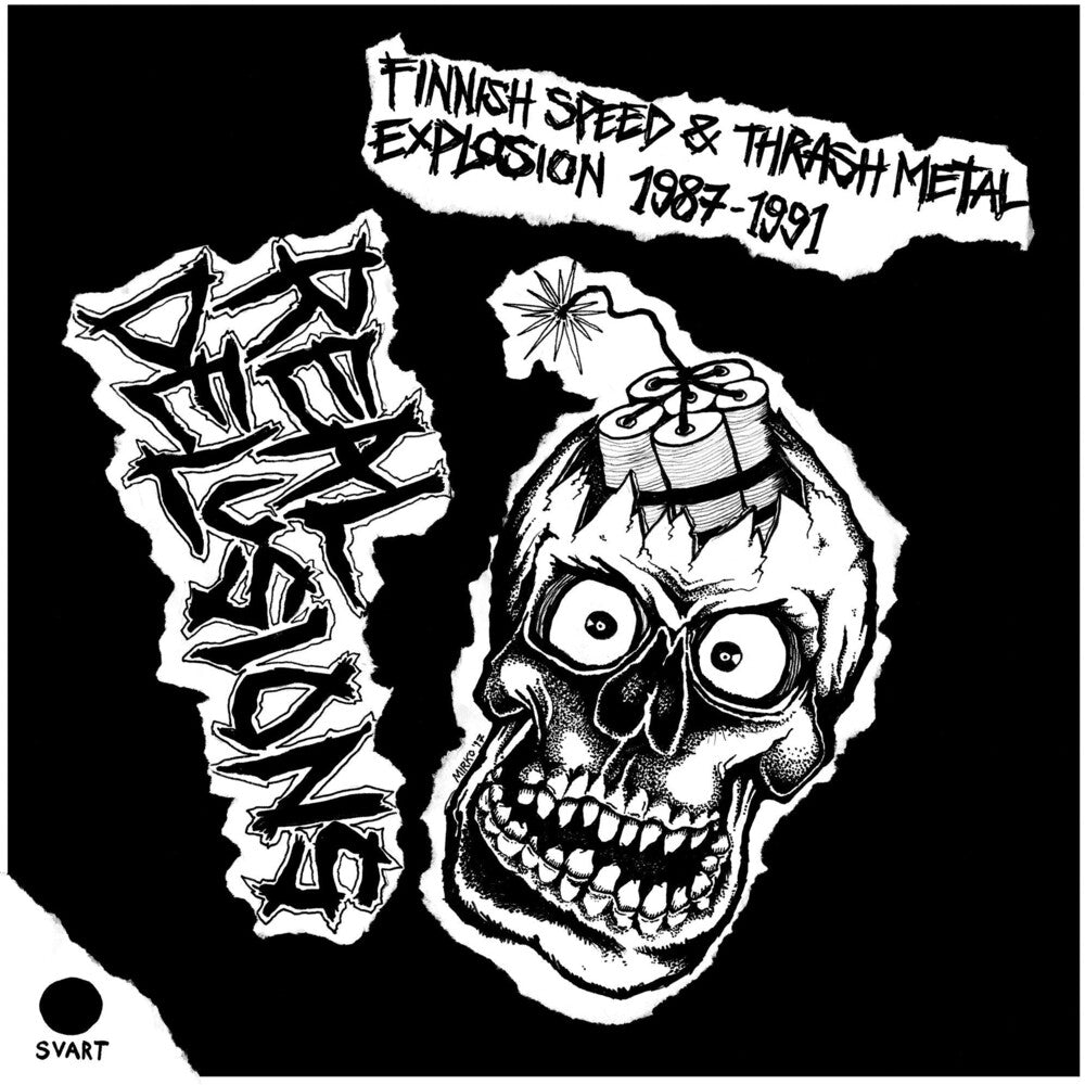 the album cover for Real Delusions Finnish Speed & Thrash Metal 87-91 - Real Delusions - Finnish Speed & Thrash Metal Explosion 1987-1991(Various Artists)