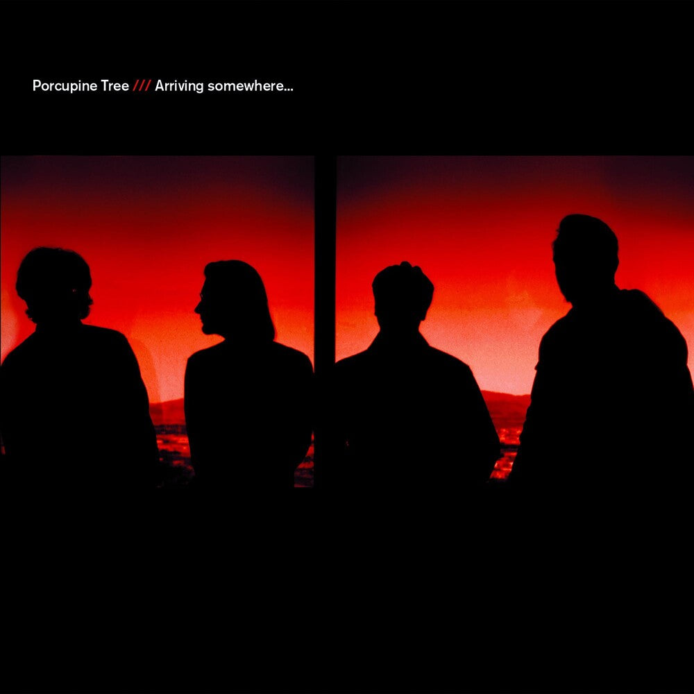 the album cover for Porcupine Tree - Arriving Somewhere