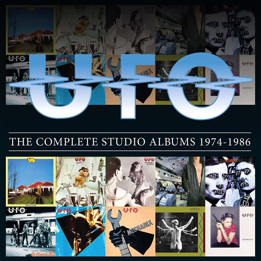 the album cover for UFO - The Complete Studio Album Collection 1975-1986 [Box Set]