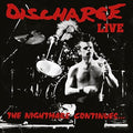 the album cover for Discharge - The Nightmare Continues