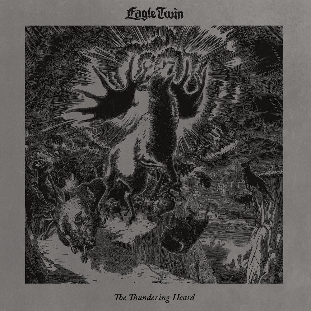 the album cover for Eagle Twin - Thundering Heard