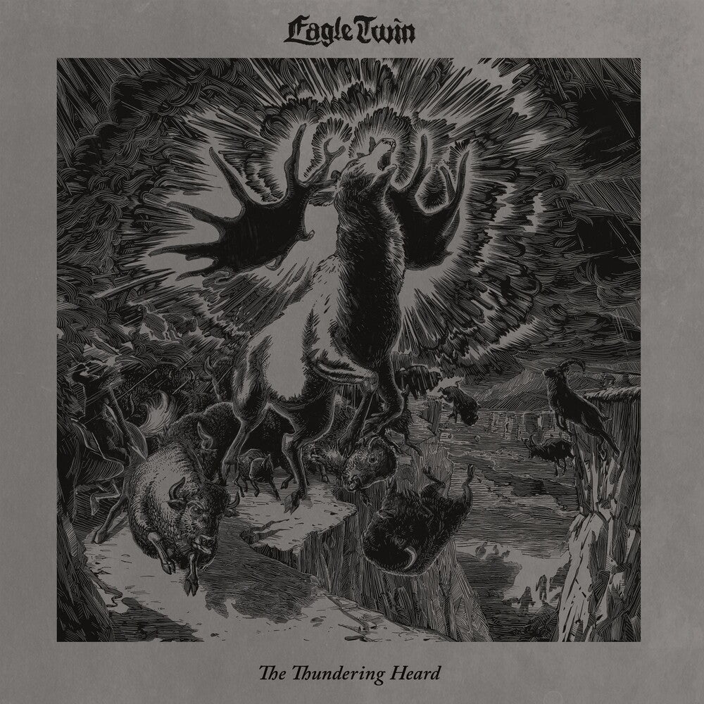 the album cover for Eagle Twin - Thundering Heard