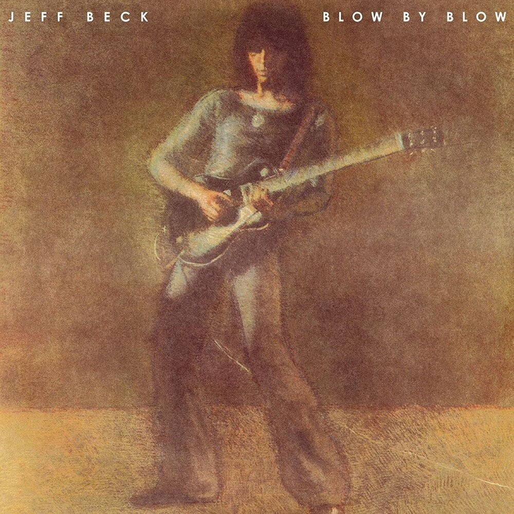 the album cover for Jeff Beck - Blow By Blow [Limited Anniversary Edition Audiophile Clear LP]