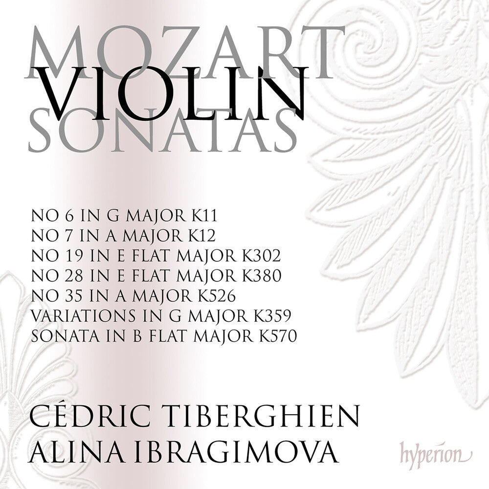 the album cover for Alina Ibragimova / Tiberghien,Cedric - Mozart: Violin Sonatas 5